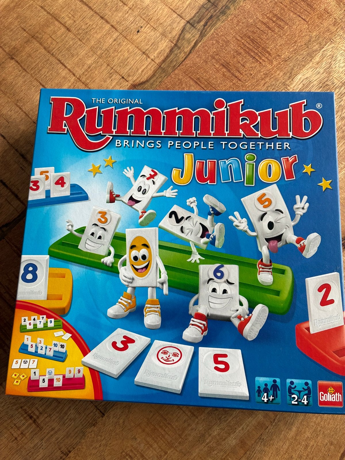 Rummikub Junior - Het originele spel voor jonge spelers, Drie of vier spelers, Ophalen of Verzenden, Zo goed als nieuw