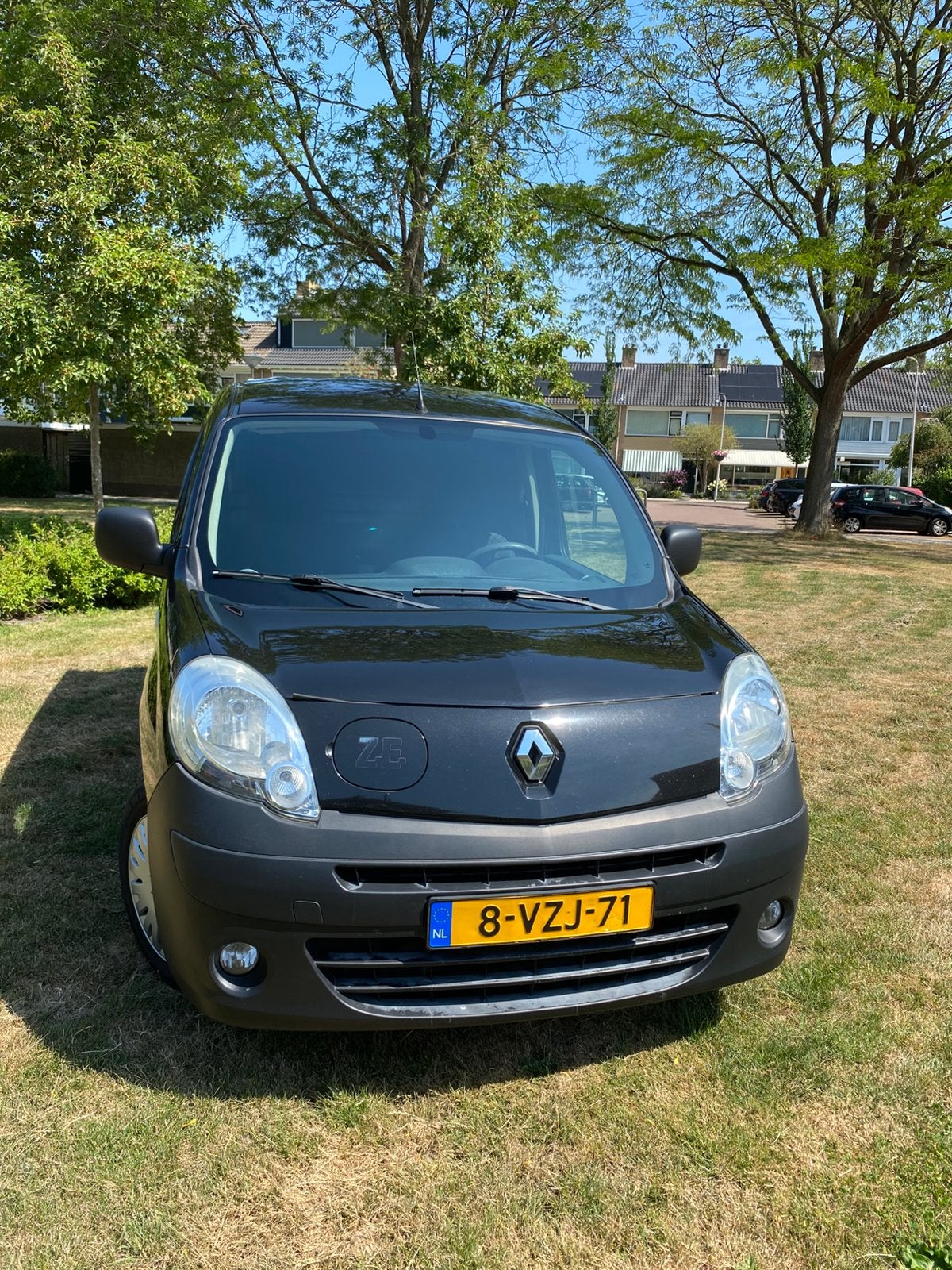 Zwarte Renault Kangoo Express Z.e. 2012, Automaat, Stof, Zwart, Zwart
