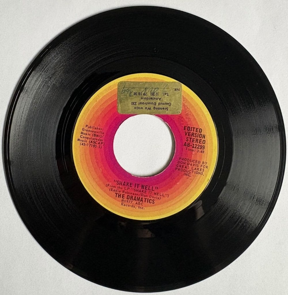 The Dramatics ‎– Shake It Well, Cd's en Dvd's, Originele persing, 7 inch, Ophalen of Verzenden, Zo goed als nieuw