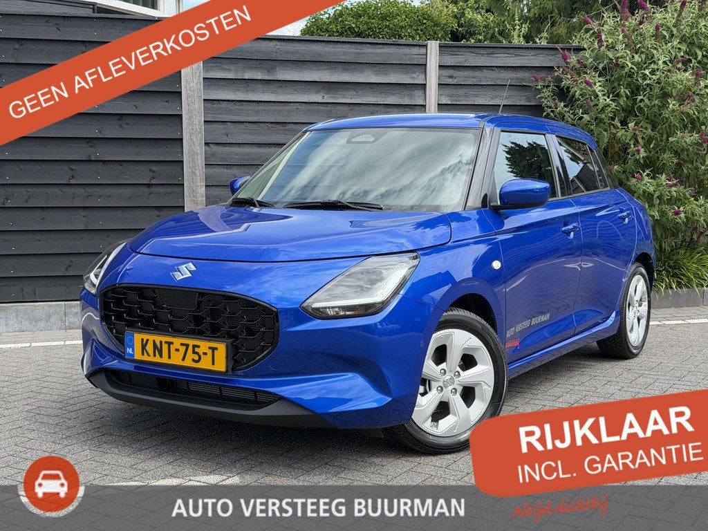 Suzuki Swift Select 1.2 Smart Hybrid 82PK Navigatie, Achteru, Auto's, Suzuki, Voorwielaandrijving, 12 maanden, Stof, Origineel Nederlands