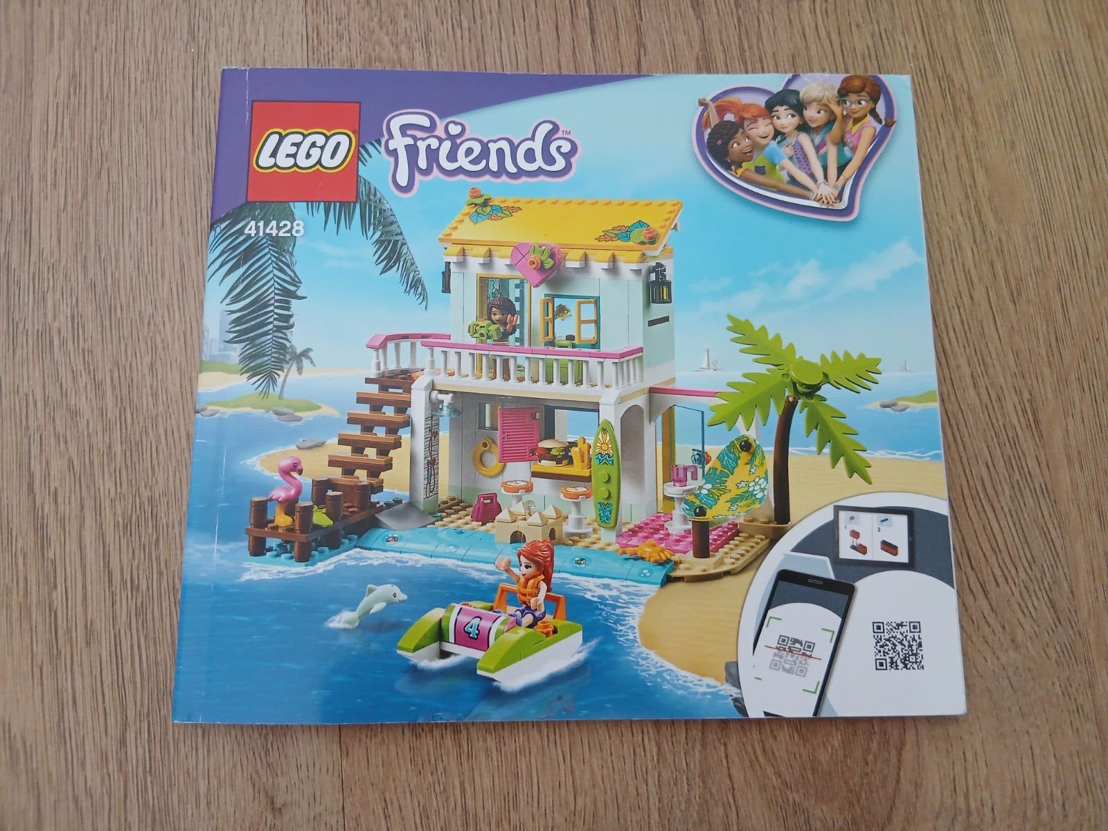 Lego friends strandhuisje 41428, Ophalen of Verzenden, Gebruikt