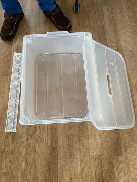 komplement lade met deksel ikea, Ophalen, Gebruikt, 50 tot 100 cm, Minder dan 100 cm