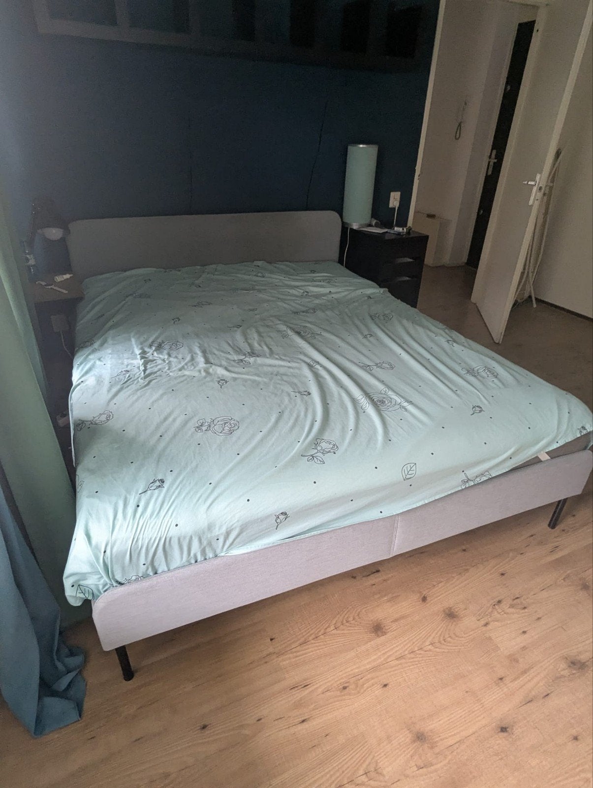 IKEA Bed frame, Ophalen, Tweepersoons, Hout, 160 cm