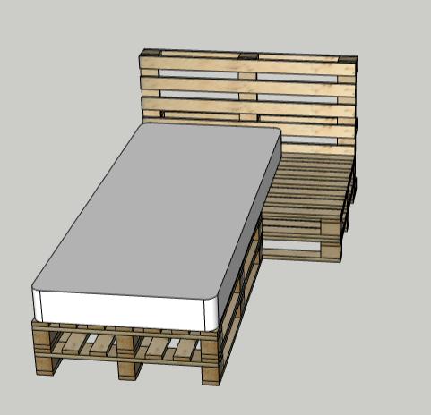 Uniek handgemaakt palletbed – stoer, duurzaam en stijlvol!, Ophalen, Stoer/duurzaam en stijlvol, Eenpersoons, Bruin