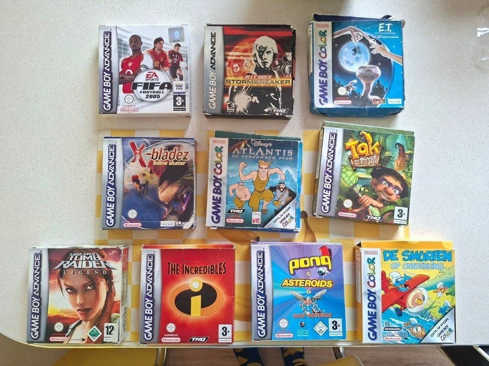 Diverse gameboy color/advance spellen, 1 speler, Ophalen of Verzenden, Gebruikt, Vanaf 3 jaar