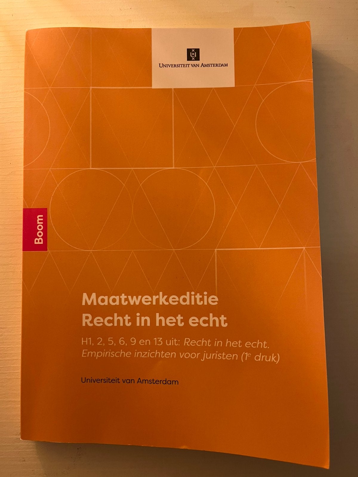 Maatwerkeditie Recht in het echt, Ophalen of Verzenden, Alpha, Zo goed als nieuw, WO