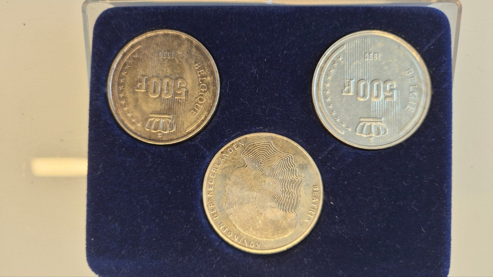 Set herdenkingsmunten Nederland & België – 1990, Ophalen of Verzenden, Overig, Setje