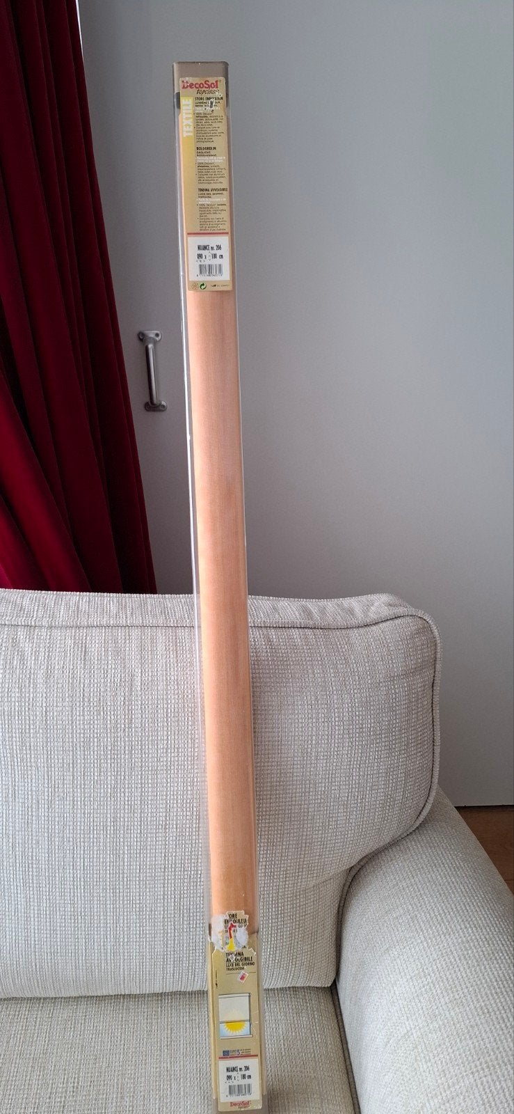 Rolgordijn daglicht lichtdoorlatend nieuw, Ophalen, Beige, Nieuw, Inclusief montageonderdelen