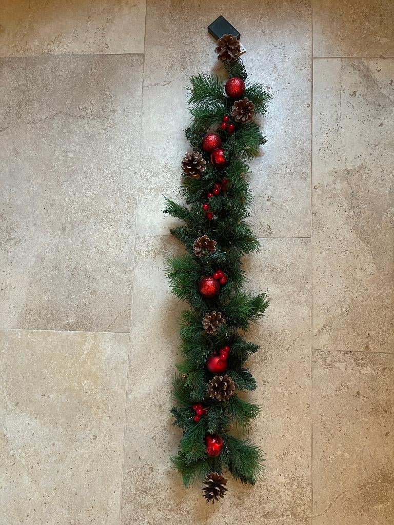 "Kerstslinger Gedecoreerd" Lengte: 115 cm Nieuw, Diversen, Kerst, Ophalen of Verzenden, Nieuw