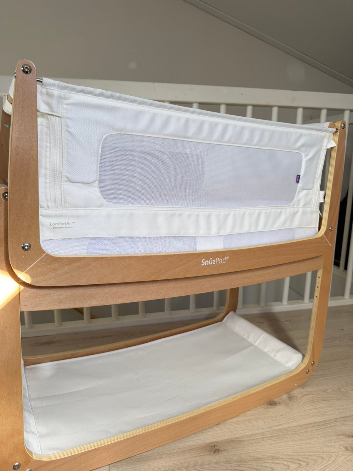 Snuzpod 4 Co-sleeper compleet met matrasje, Ophalen, Zo goed als nieuw, Wieg