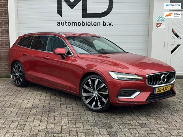 Volvo V60 2.0 D4 Inscription - Dealer onderhouden - Trekhaak, Gebruikt, Leder, 1639 kg, Geïmporteerd