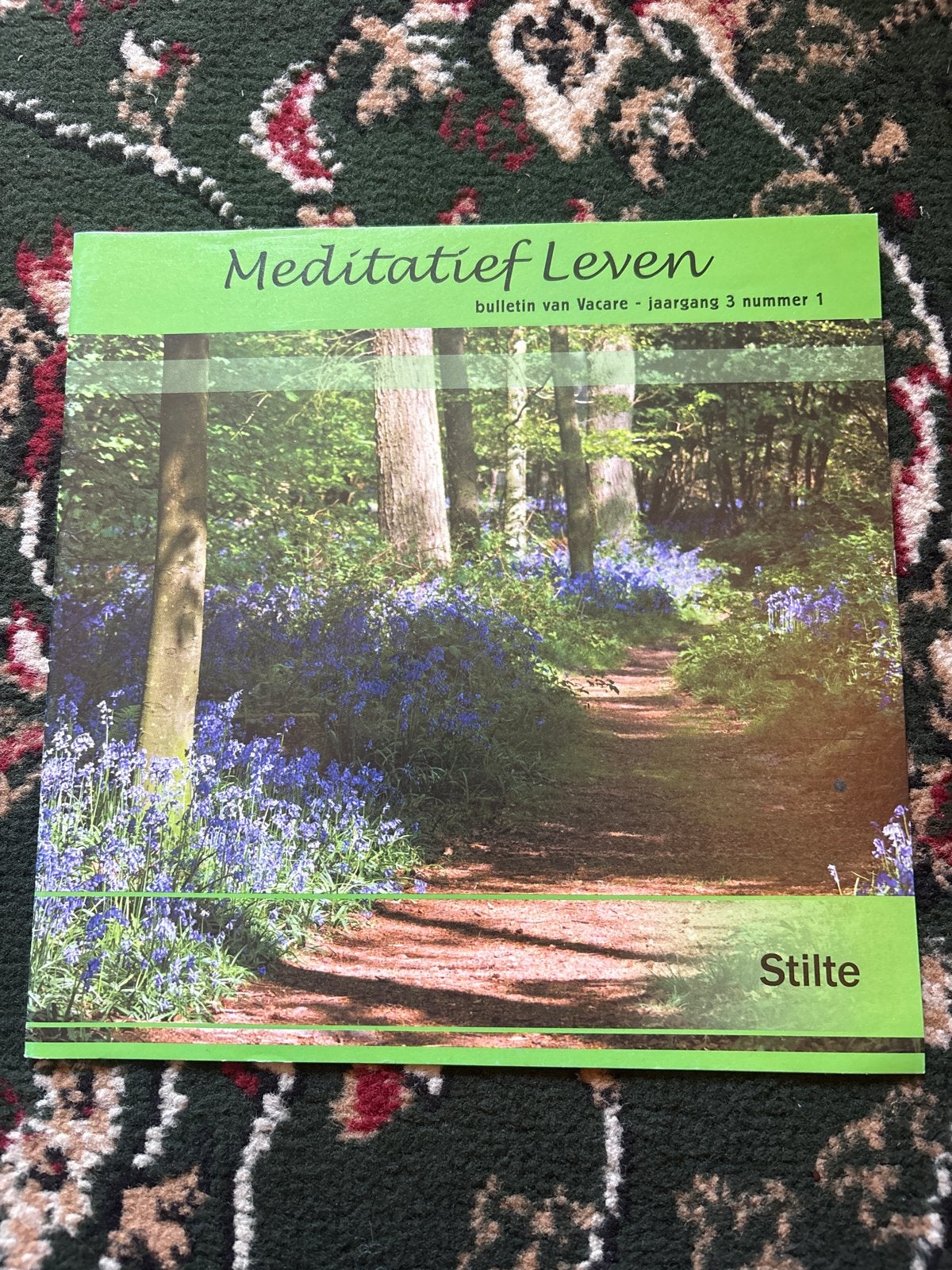 Meditatief Leven: Bulletin van Vacare - Stilte, Ophalen of Verzenden, Zo goed als nieuw, Spiritualiteit algemeen, Achtergrond en Informatie