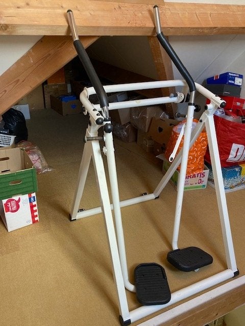 Een licht inklapbare Cross trainer, Sport en Fitness, Ophalen, Aluminium, Benen, Crosstrainer