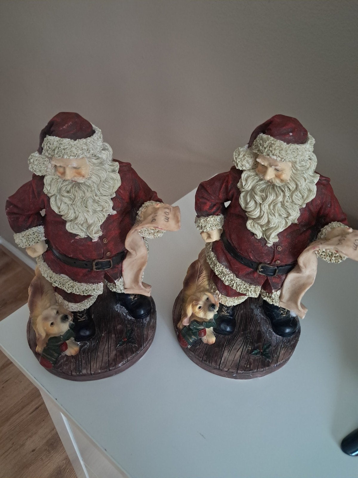 2 kerstmannen  vintage, Diversen, Kerst, Ophalen, Gebruikt