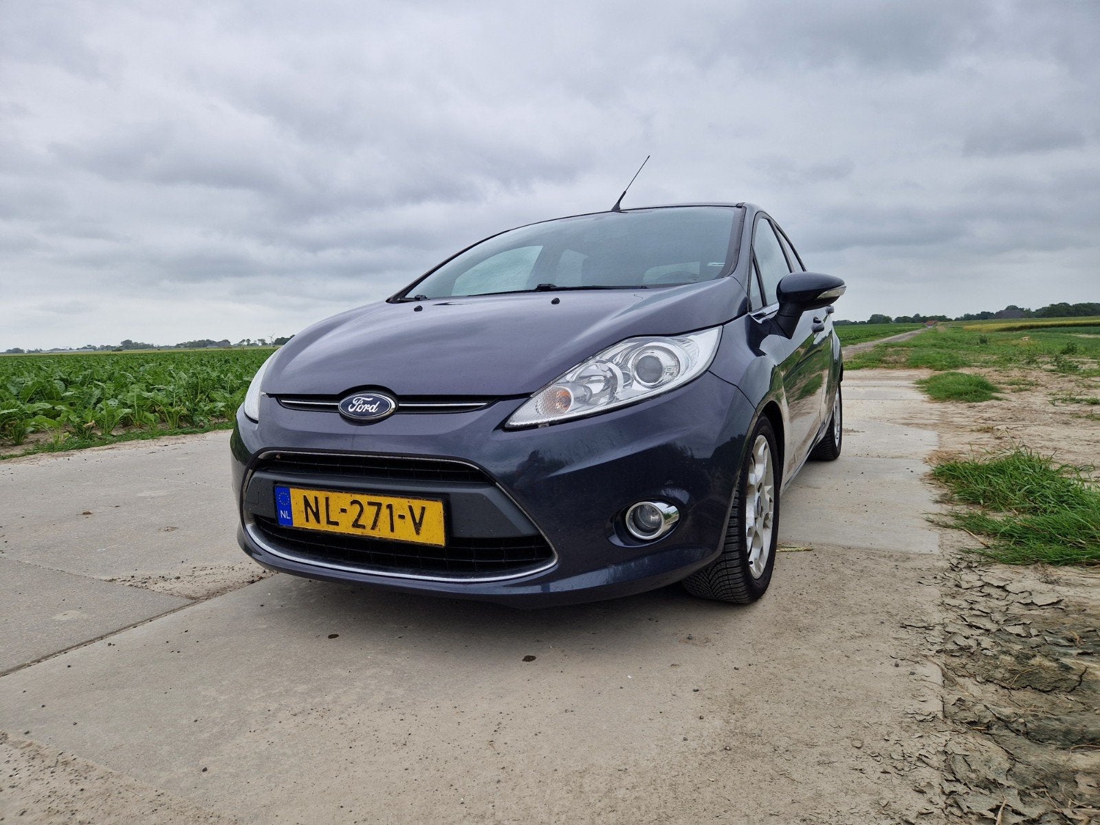 Ford Fiësta 1.4 68KW 5DR LPG 2012 Grijs, Voorwielaandrijving, Sound system, Stof, 14 km/l