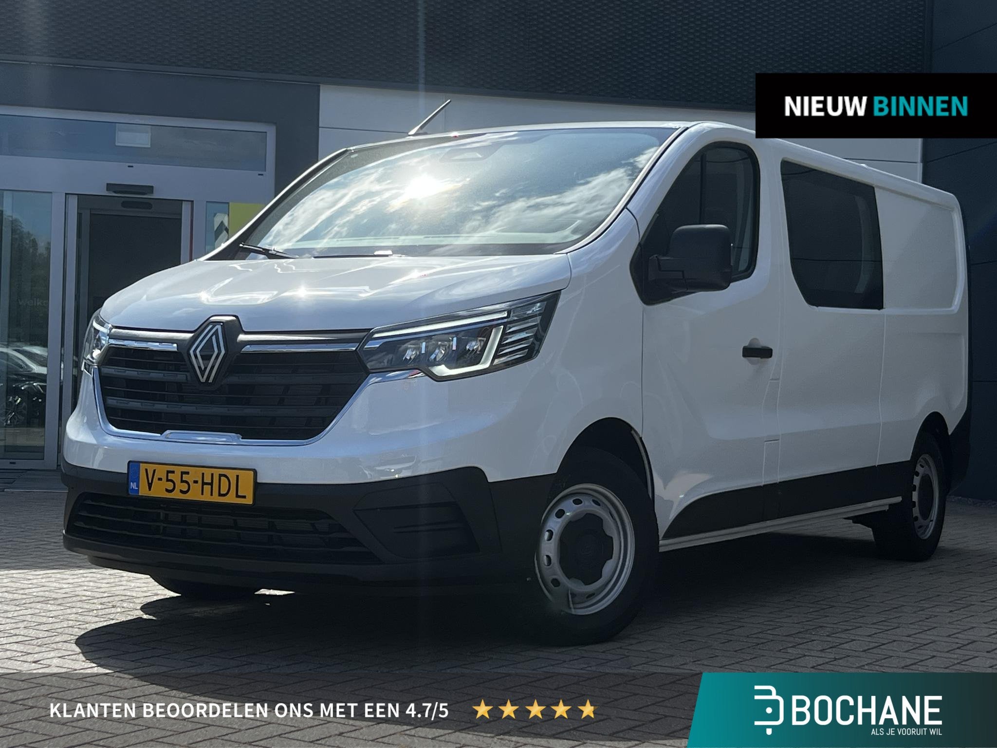 Renault Trafic 2.0 Blue dCi 130 T29 L2H1 Start DC | Dubbel c, Auto's, Stof, Gebruikt, 4 cilinders, 2500 kg