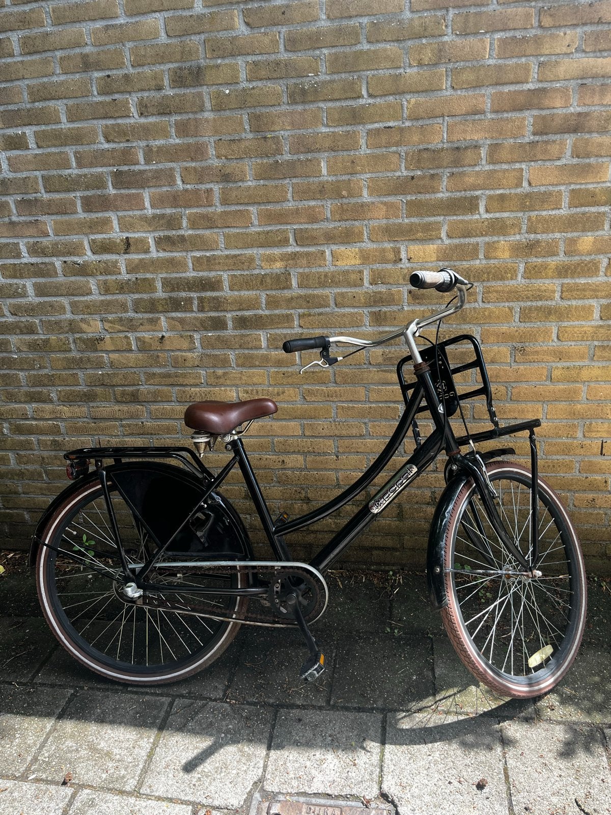 Popal kinder-/juniorfiets zwart met versnelling, Ophalen, Gebruikt