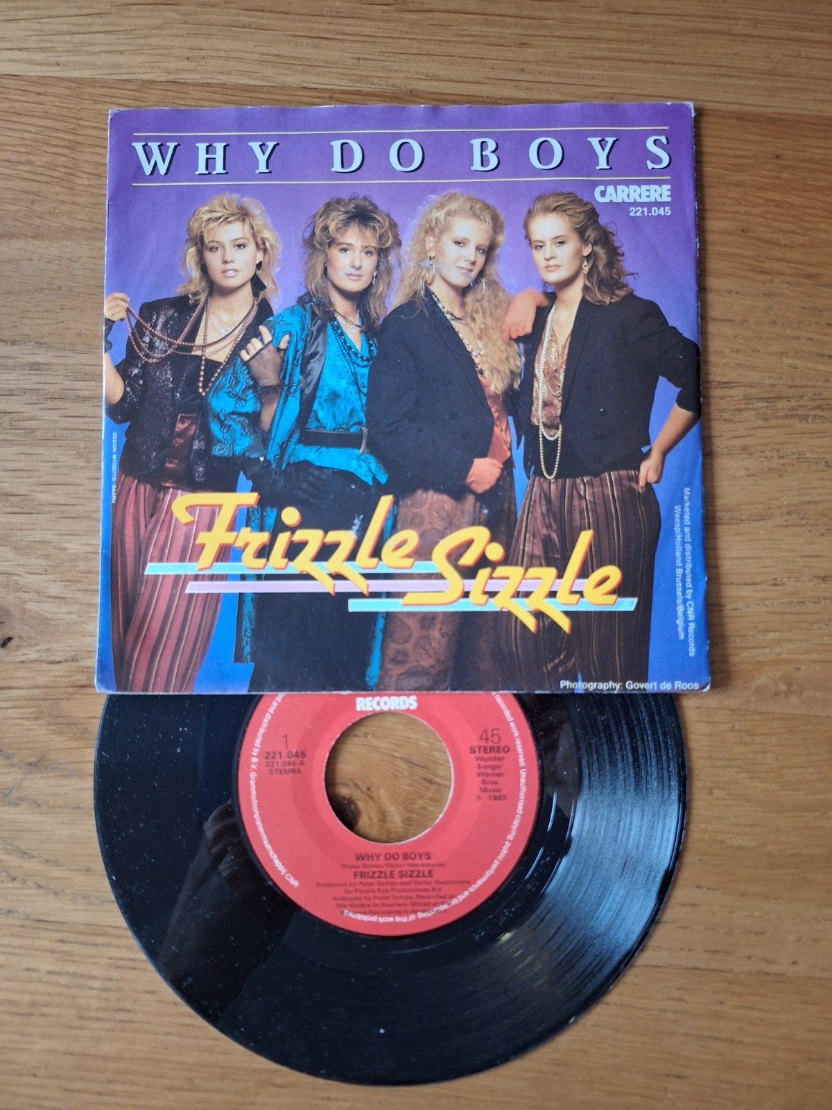 Frizzle Sizzle - Why Do Boys (Vinyl Single), Cd's en Dvd's, Vinyl Singles, EP, Ophalen of Verzenden, Gebruikt, 7 inch