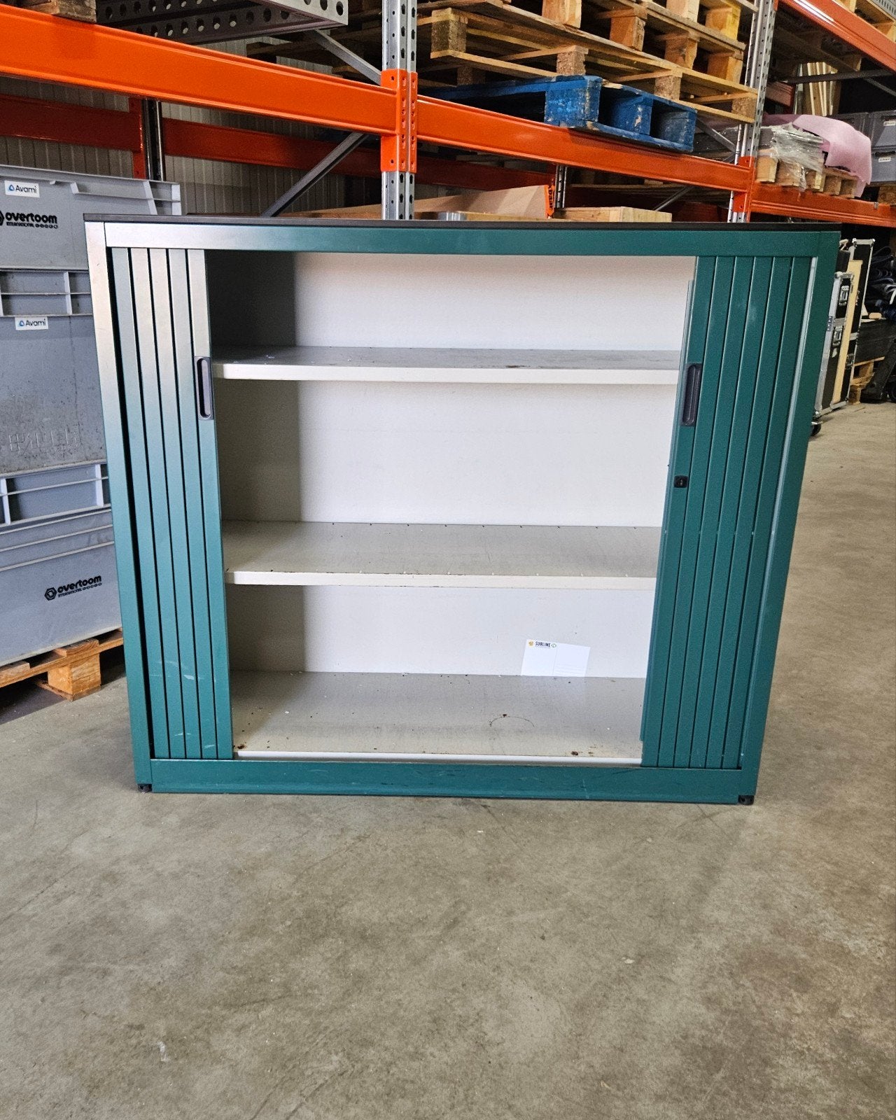 Roldeurkast, Huis en Inrichting, Kasten | Roldeurkasten en Archiefkasten, Ophalen, 100 tot 150 cm, 100 tot 150 cm, Modern kantoor