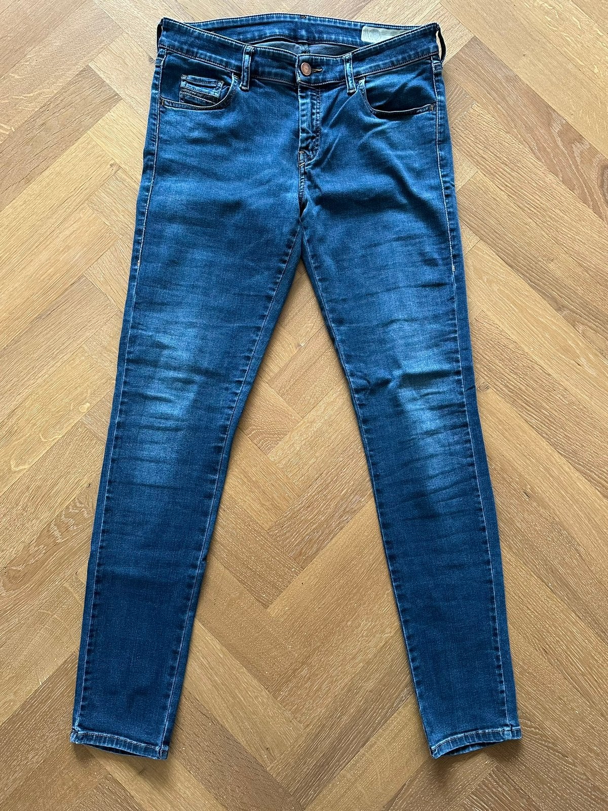 Diesel jeans - Slandy Low, dames maat W30 L32, Ophalen of Verzenden, Gedragen, Blauw, W30 - W32 (confectie 38/40)