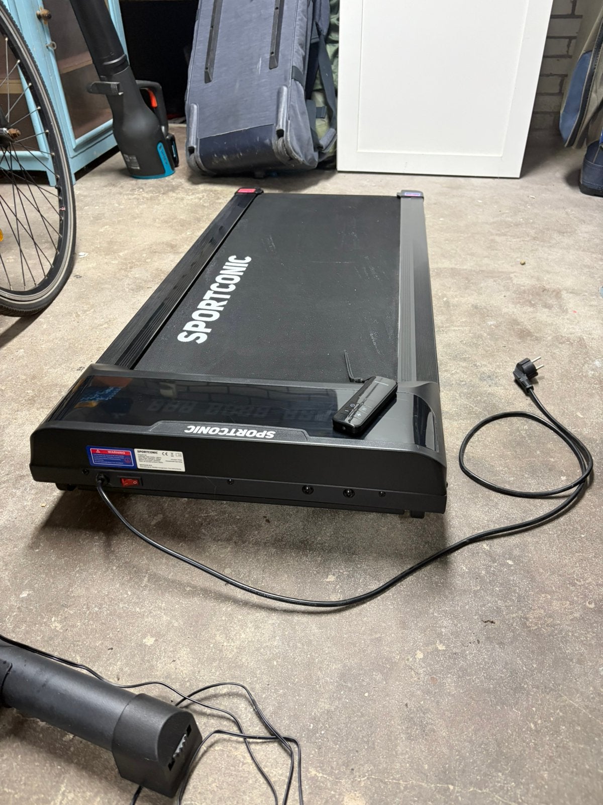 Sportconic elektrische loopband / walking pad met afstandsbe, Ophalen, Kunststof, Gebruikt, Loopband
