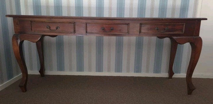 Prachtige sidetable - kersenhout, Huis en Inrichting, Tafels | Sidetables, Ophalen, Gebruikt, Klassiek Modern, 150 tot 200 cm