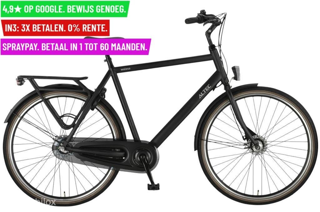 +Herenfiets Altec Walesa 28"/50cm/3ver - Garantie/Levering