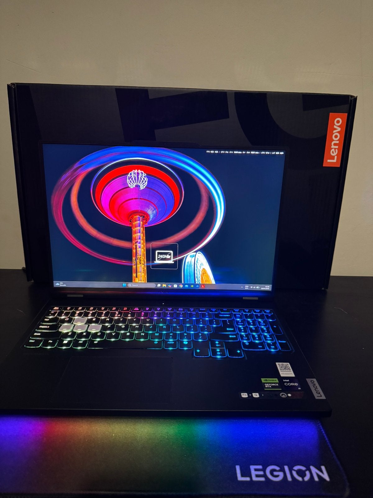 Lenovo Legion Pro 7- 4080/i9-14900HX- Garantie tot sept 2026, Computers en Software, Windows Laptops, Ophalen, Met videokaart
