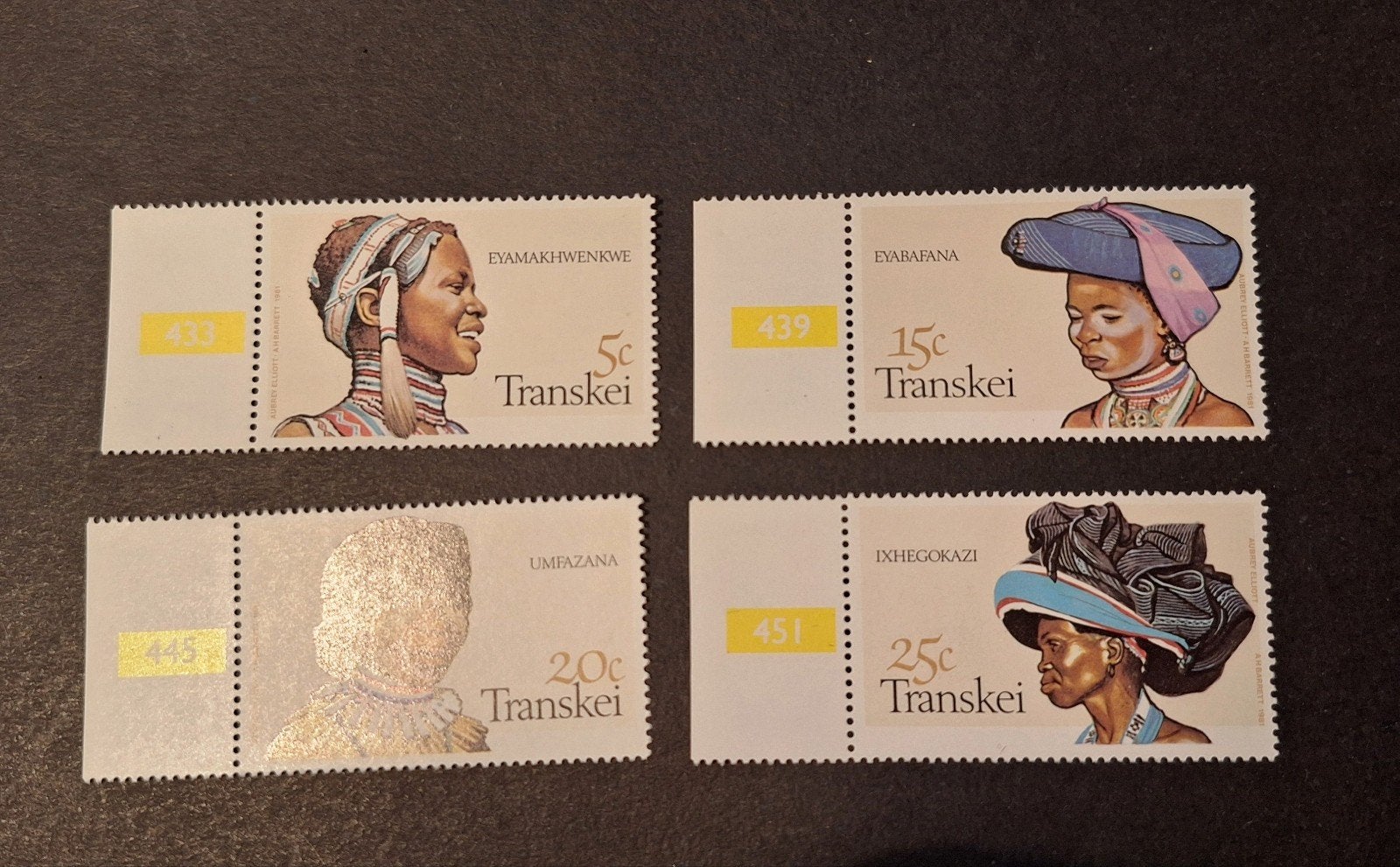 1981 TRANSKEI ** - SERIE HOOFDTOOIEN - POSTFRIS **, Ophalen of Verzenden, Overige landen, Postfris