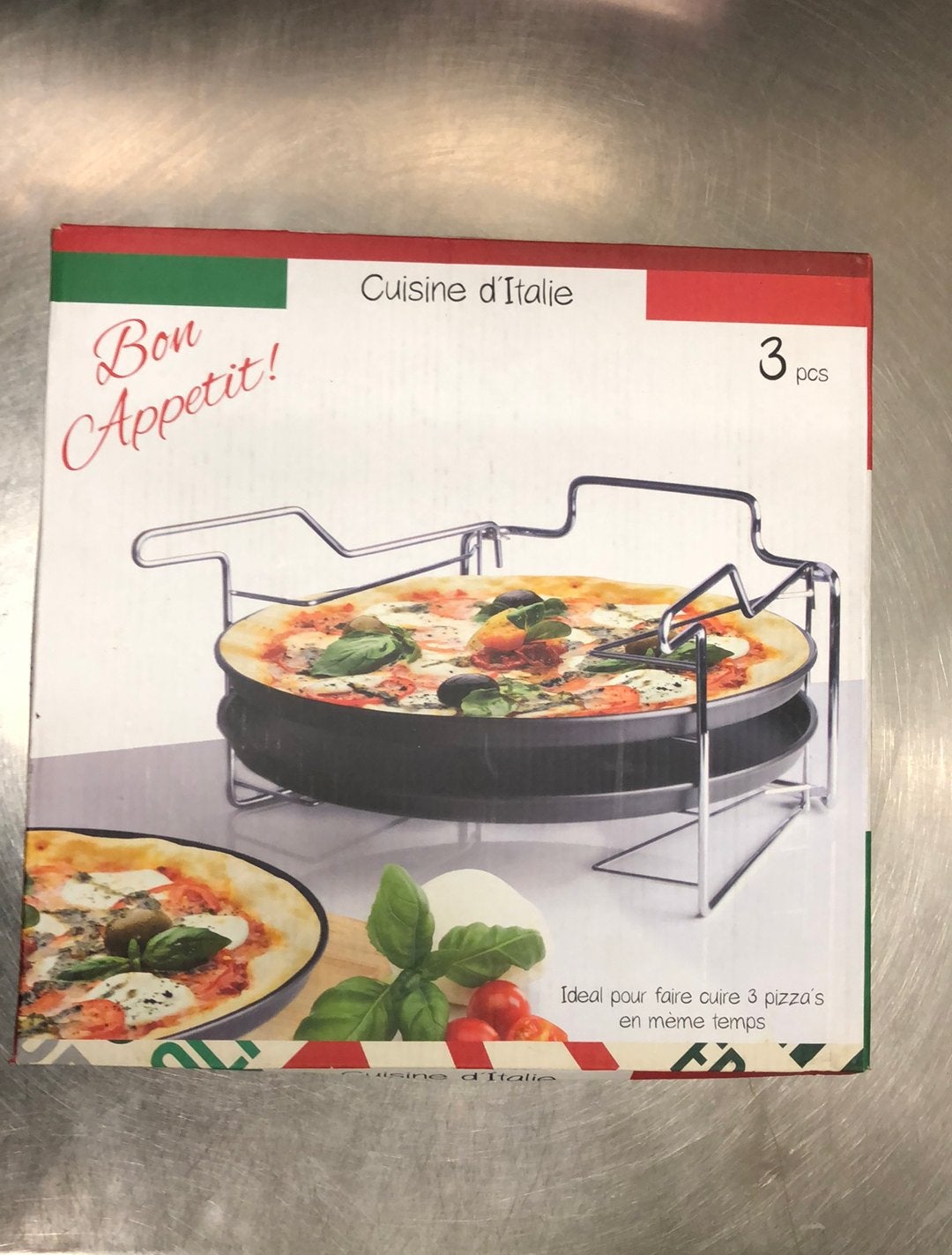 Pizza baking set, Ophalen, Zo goed als nieuw