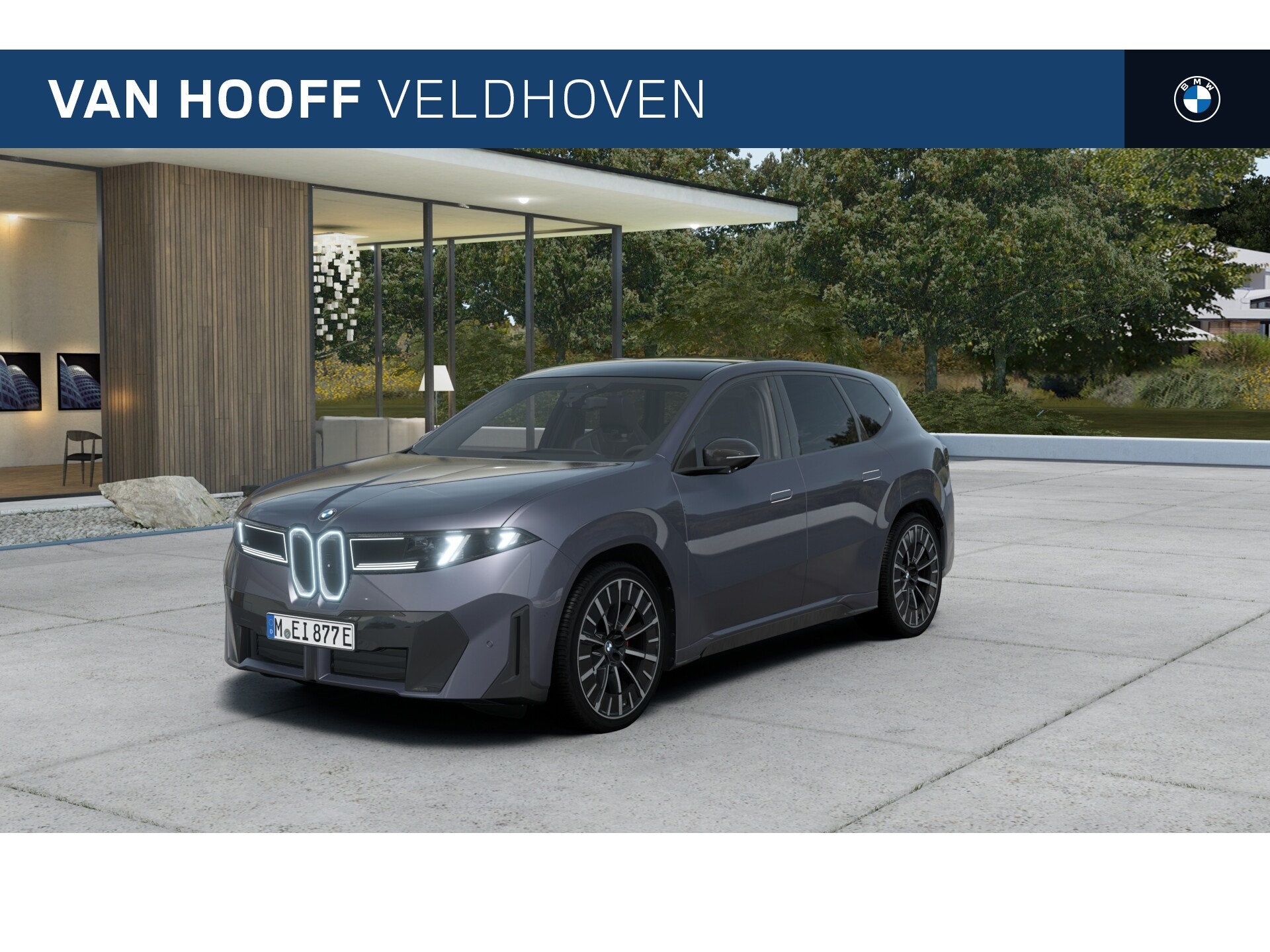 BMW iX3 50 xDrive M Sport / Panoramadak / Trekhaak / Parking, Automaat, Dealer onderhouden, Automatische klimaatregeling, Zwart