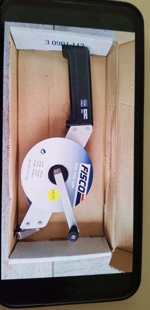 FISCO Meetband 30 meter (Staal, geijkt), Ophalen of Verzenden, Nieuw