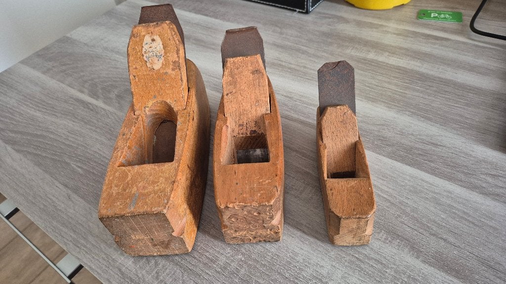 3 schaven, Ophalen