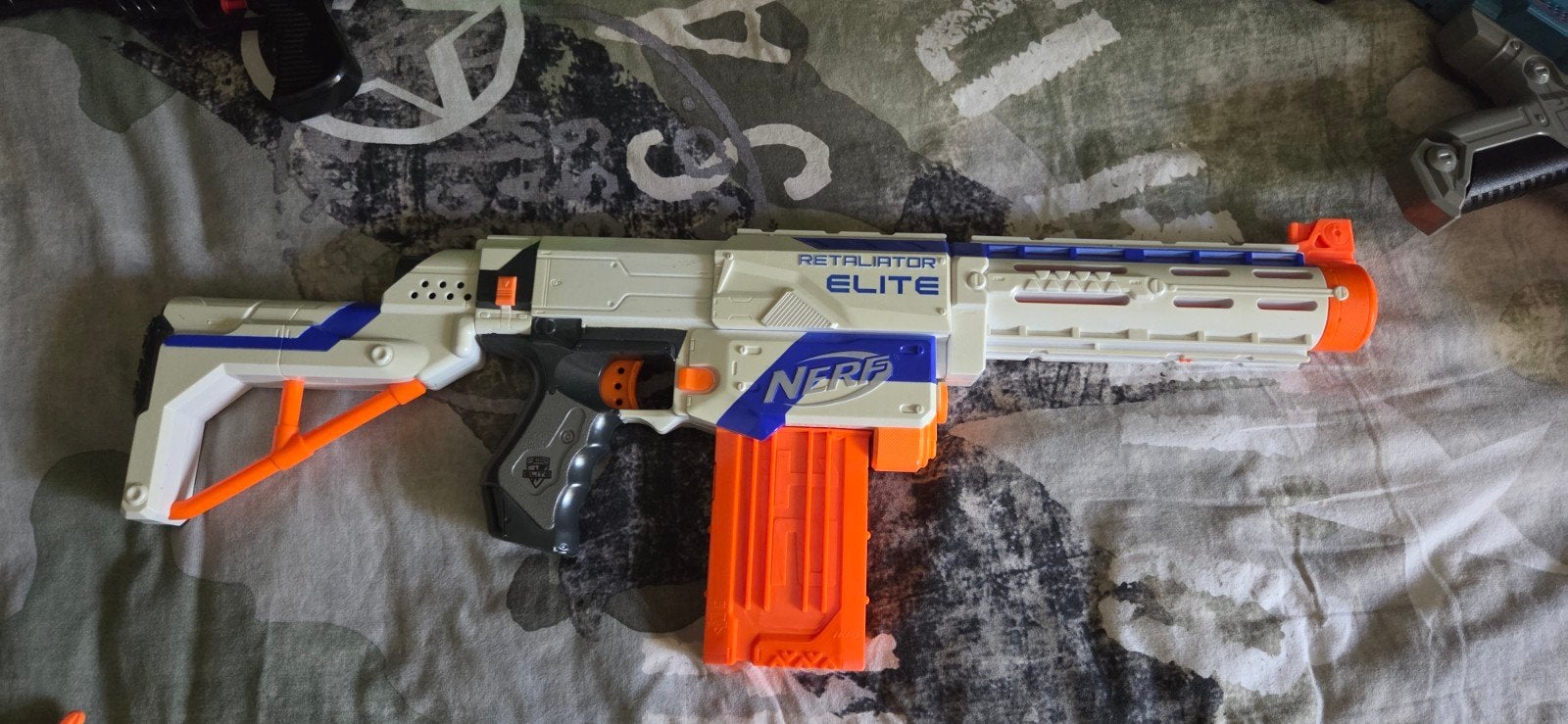 Nerf Retaliator Elite Blaster, Ophalen of Verzenden, Gebruikt, Jongen of Meisje