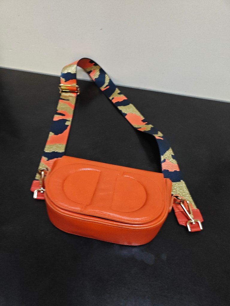 schoudertasje, Gebruikt, Schoudertasje, Onbekend, Oranje
