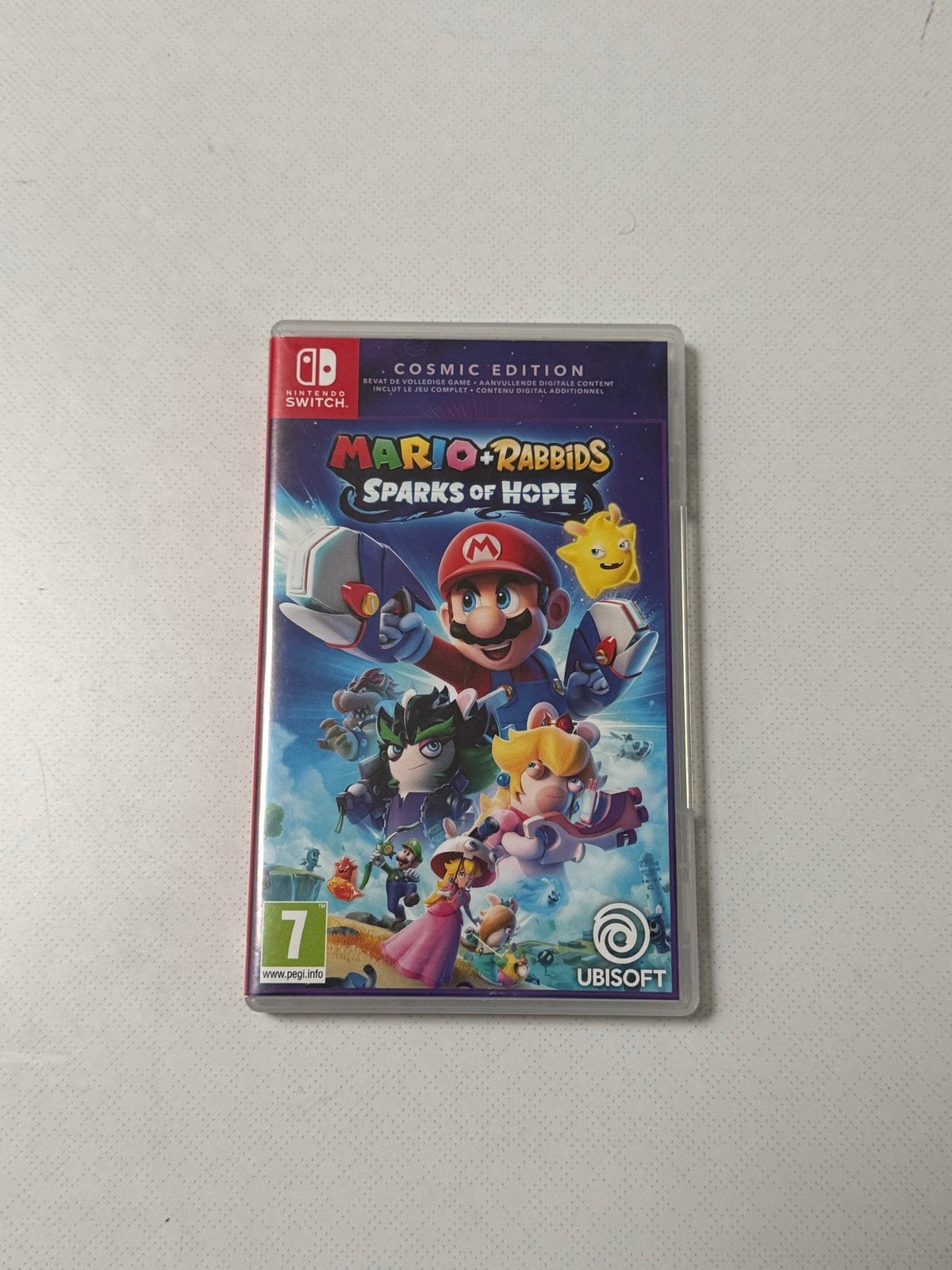 Mario + Rabbids Sparks of Hope Cosmic Edition Nintendo Switc, Ophalen of Verzenden, Zo goed als nieuw, Met games