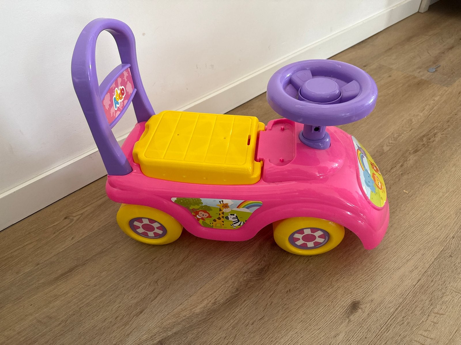 Addo Auto Roze Loopauto voor Kinderen, Ophalen, Gebruikt
