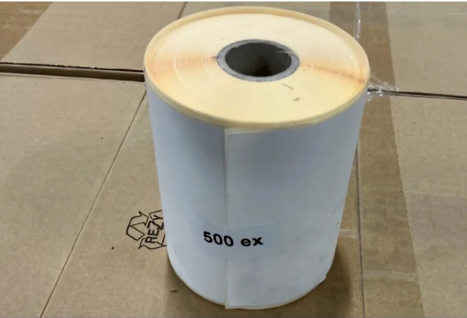 Etïket op rol 100 x 74 mm, Ophalen