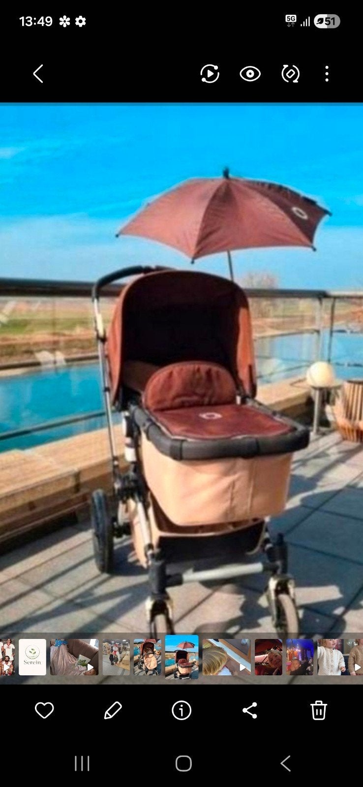 Bugaboo Cameleon 3 kinderwagen met reiswieg en parasol, Kinderen en Baby's, Kinderwagens en Combinaties, Ophalen, Bugaboo, Met reiswieg