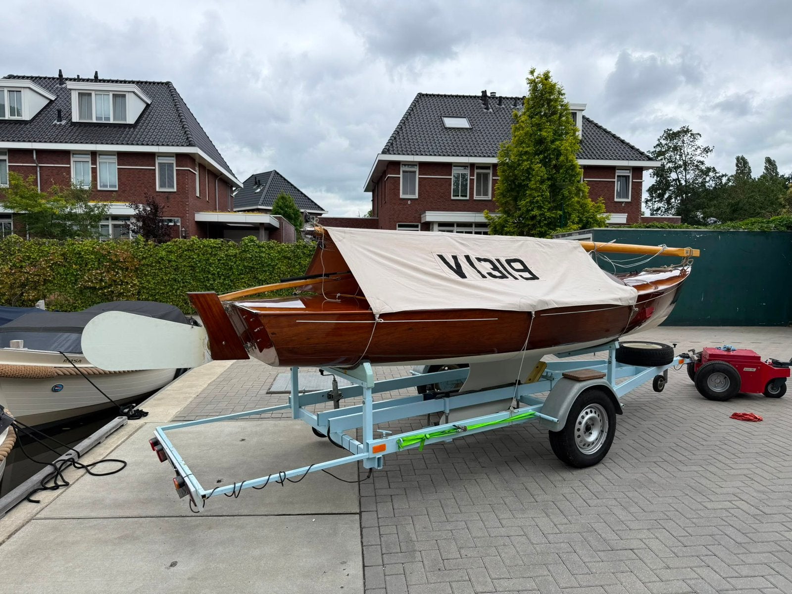 Vrijheid V1319 prachtige mahonie zeilboot vaarklaar, Ophalen, 0 pk, Overige typen, 2 m