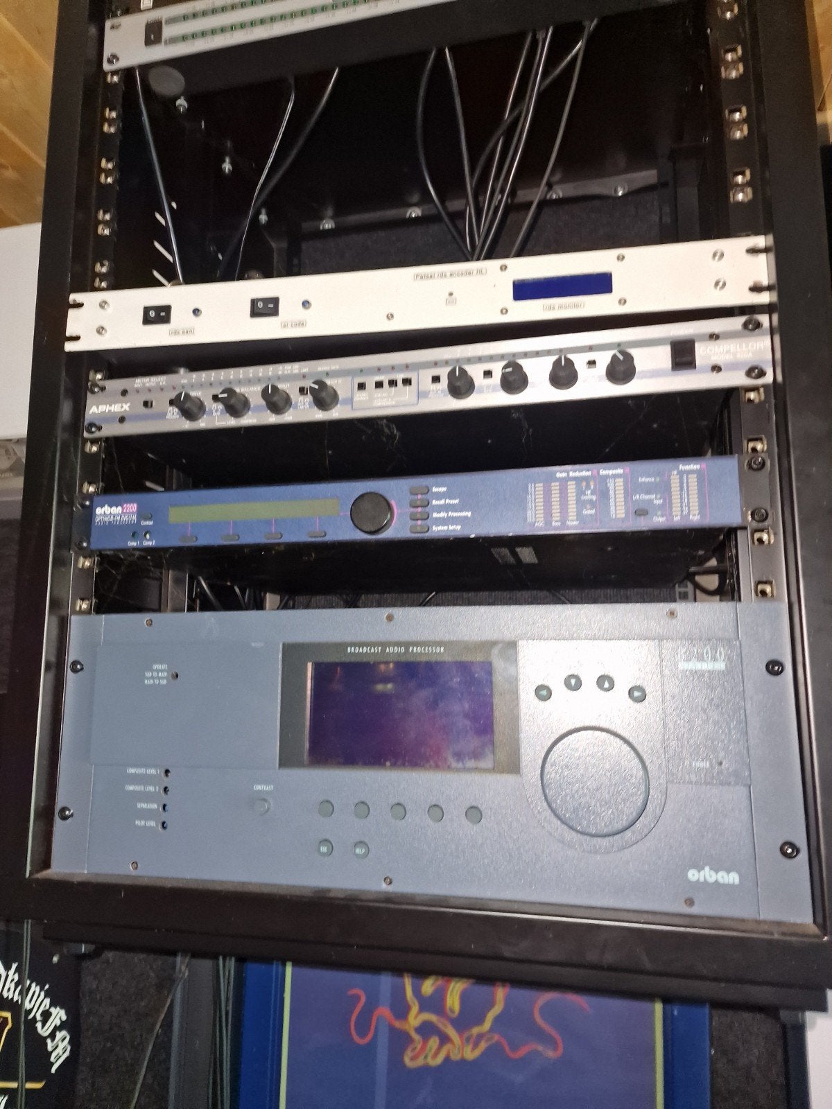 Professionele Audio Rack met Orban en Aphex Apparatuur, Ophalen of Verzenden, Gebruikt, Audio