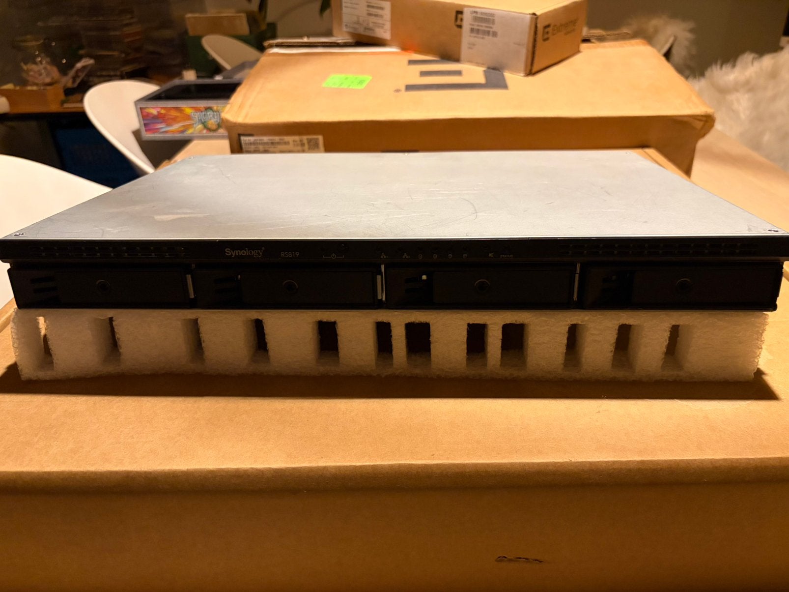Synology rackstation rs819, Computers en Software, NAS, Gebruikt, Ophalen of Verzenden