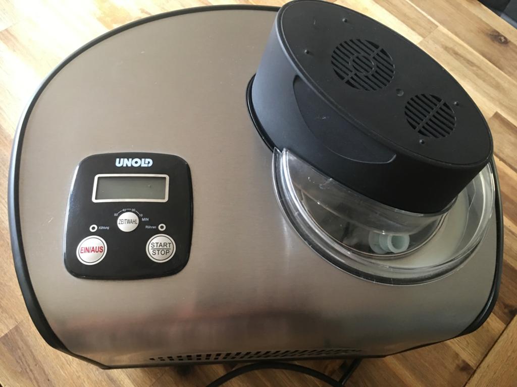 Unold ijsmachine, Ophalen, Zo goed als nieuw