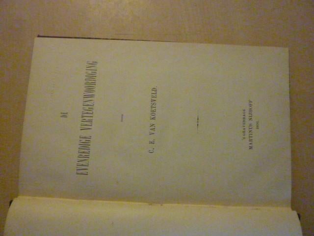 C. van Koetsveld - De evenredige vertegenwoordiging, Verzenden, Gelezen, Nederland