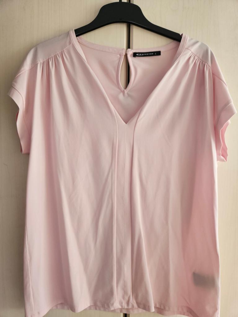 Mooie roze top van expresso met korte mouwen, maat L, Kleding | Dames, Maat 42/44 (L), Ophalen of Verzenden, Onbekend, Korte mouw