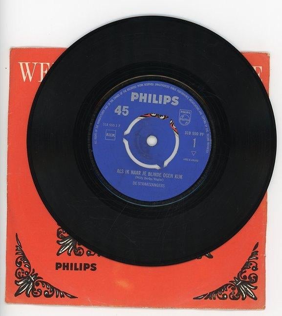 Single van de Straatzangers uit 1961, Ophalen of Verzenden, Gebruikt, 12 inch, Levenslied of Smartlap