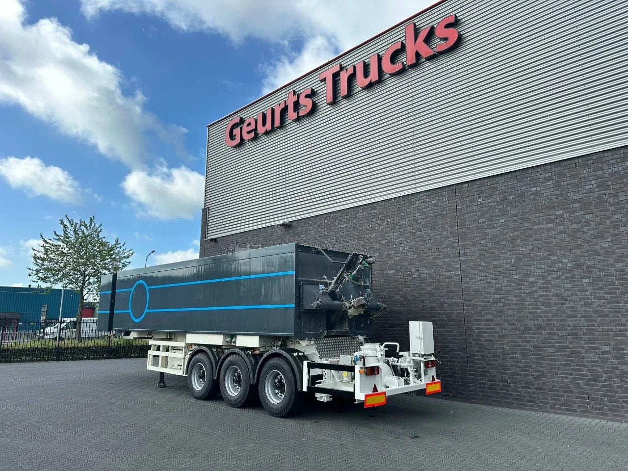 Kempf SKM 39/3CEMENTDEKVLOER TRAILER/CHAPE/MORTEL/SCREEDPUMP, Overige brandstoffen, Bedrijf, Aanhangers en Opleggers, Te koop
