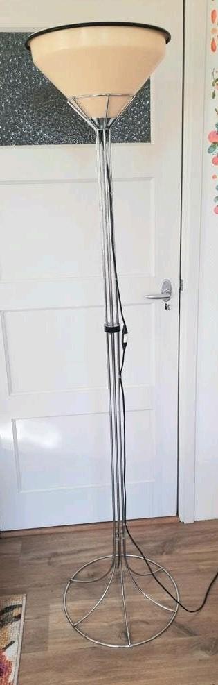 Chromen vloerlamp ikea Ackord Bent Boysen, lees beschrijving, Ophalen, Zo goed als nieuw, 150 tot 200 cm
