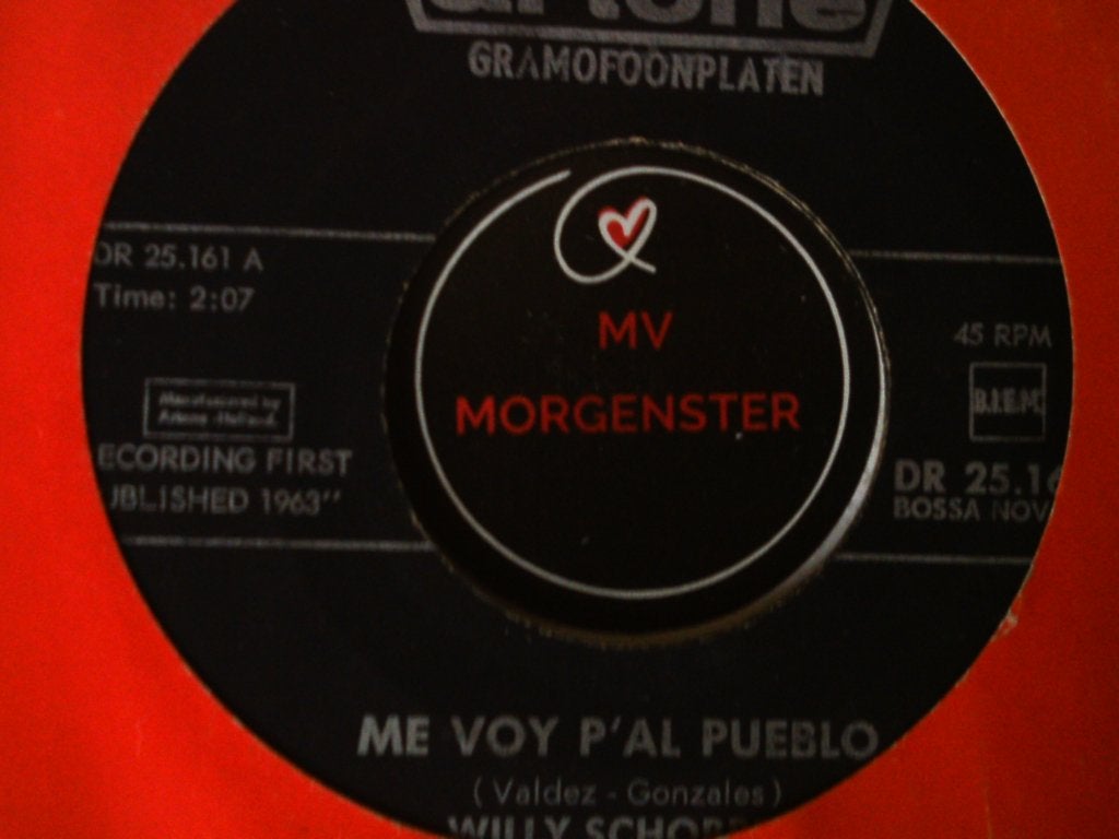 willy schobben - me voy p'al pueblo 12jun, 7 inch, Single, Ophalen of Verzenden, 1960 - 1969