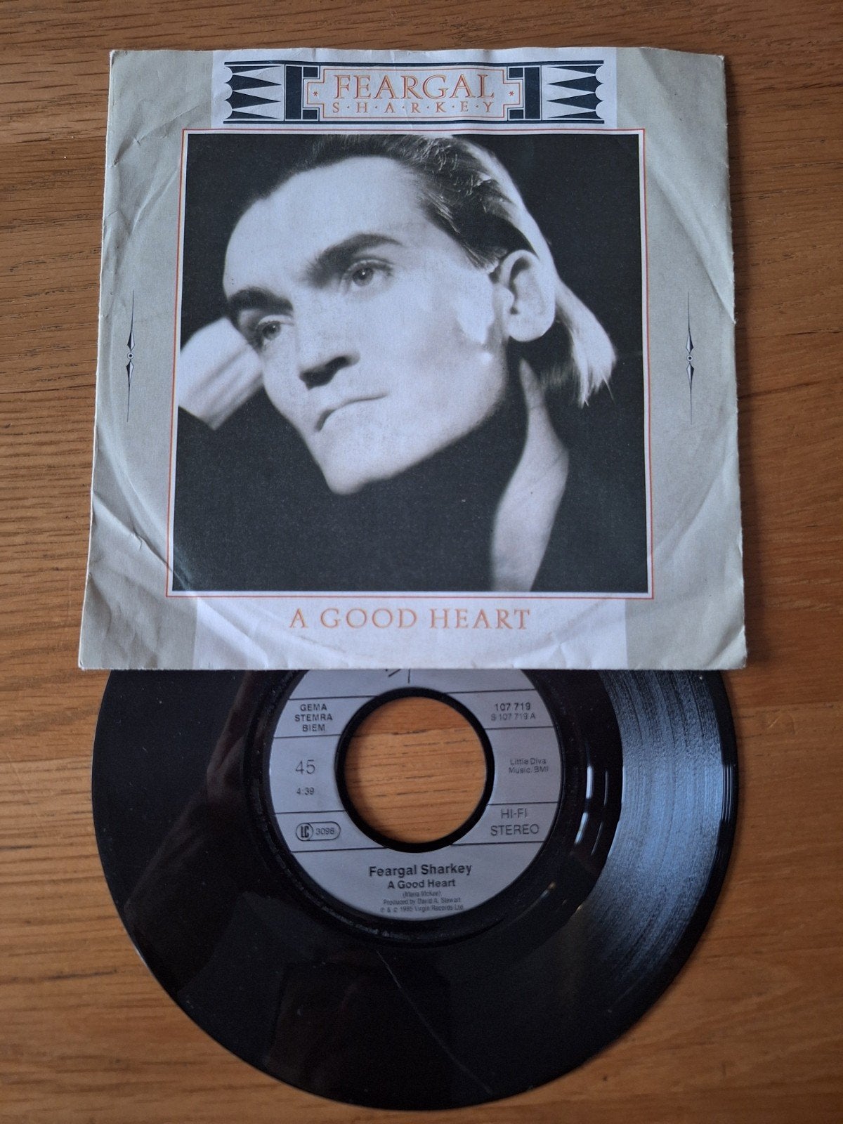 Feargal Sharkey - A Good Heart - Vinyl Single, Gebruikt, 7 inch, Ophalen of Verzenden, Pop